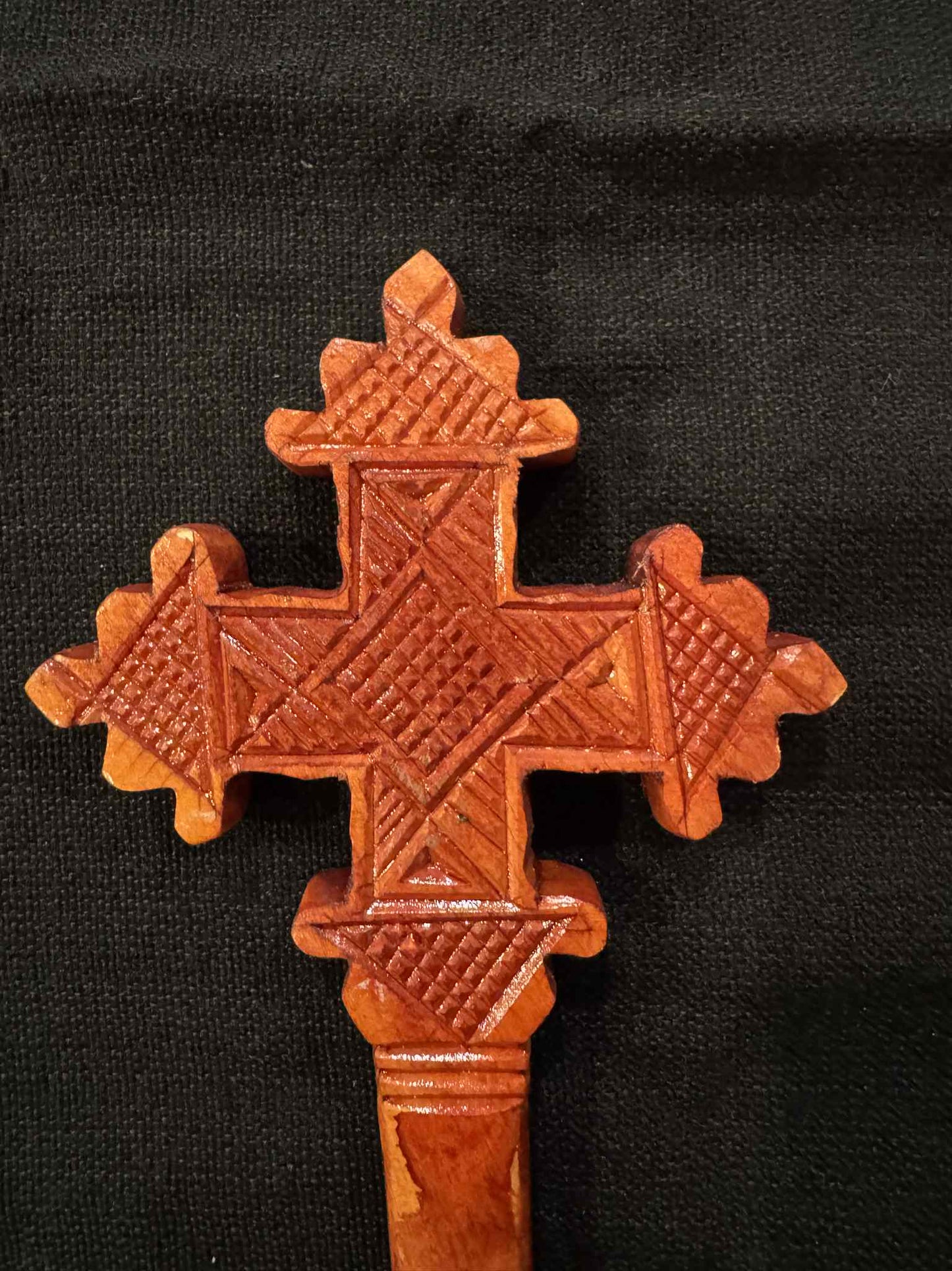 Ethiopian Wooden Wall Cross Set of 4 – Handmade in Ethiopia – Christian Prayer Decor Gift